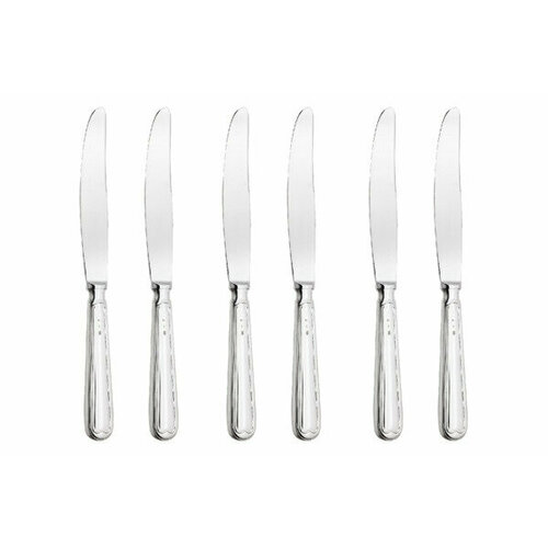 Набор ножей десертных Schiavon Пьемонтезе 22 см, 6 шт, серебро 925