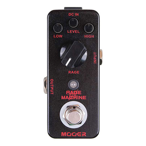 Мини-педаль Metal Distortion Mooer Rage Machine кейс для педали эффектов mooer sc 300