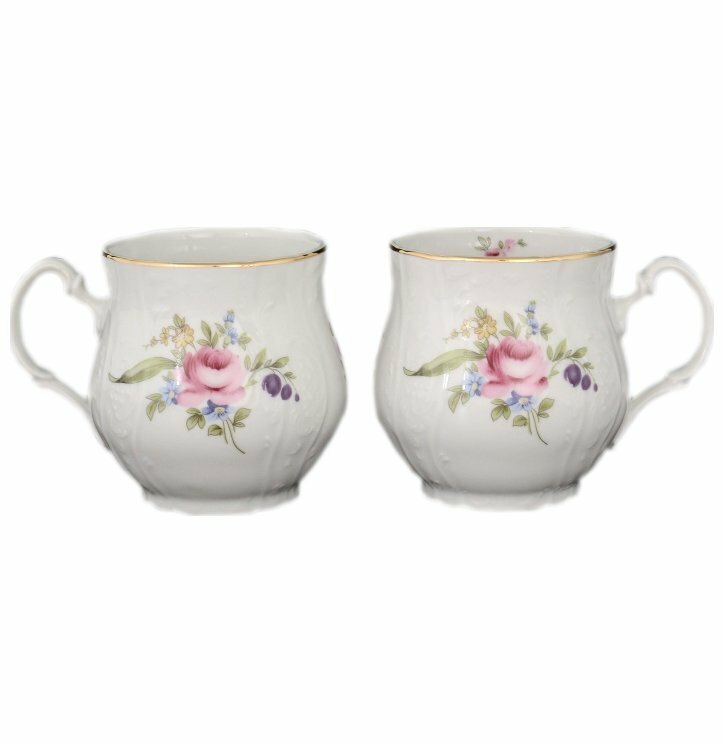 фото Кружка 310 мл 2 шт Джонас Thun "Бернадотт /Полевой цветок" / 086286