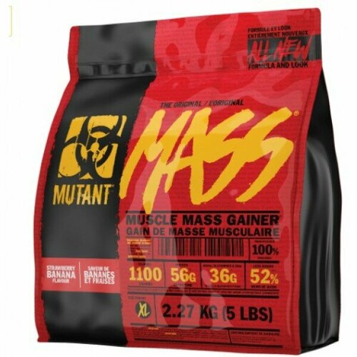 фото Mutant mass 2270 gr, 16 порции(й), клубника-банан