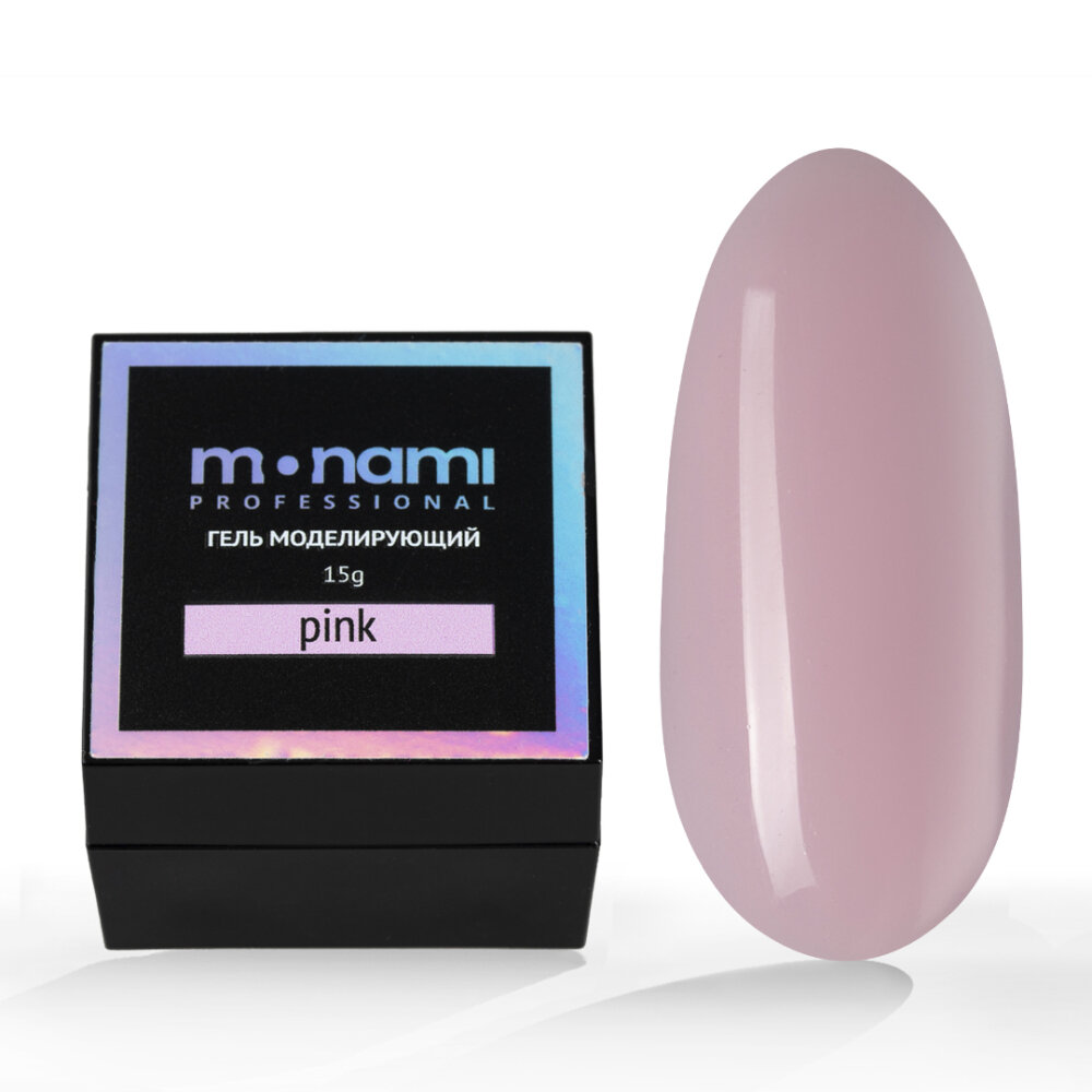 Гель для наращивания и укрепления Monami Gel Pink 15 г