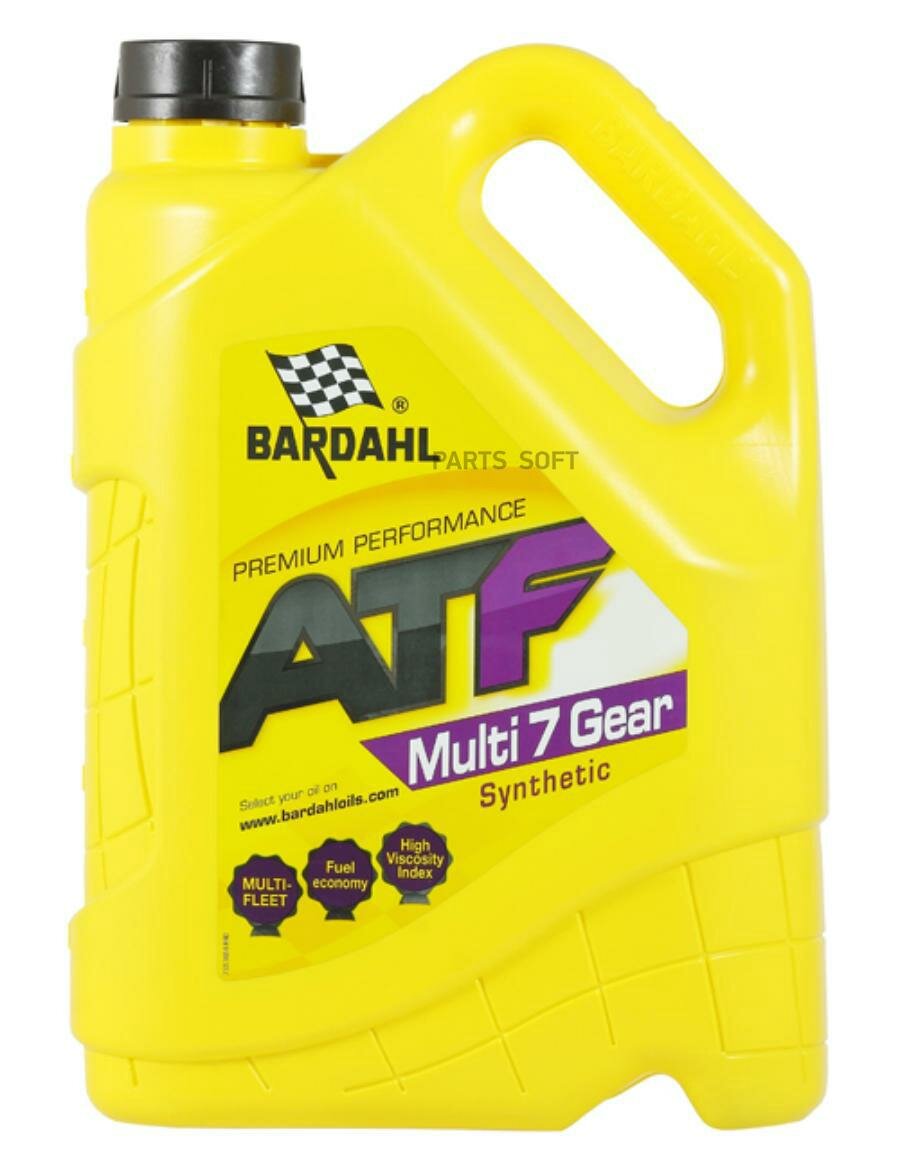 BARDAHL 36583 ATF MULTI 7 GEAR 5L (авт транс синт масло) BARDAHL