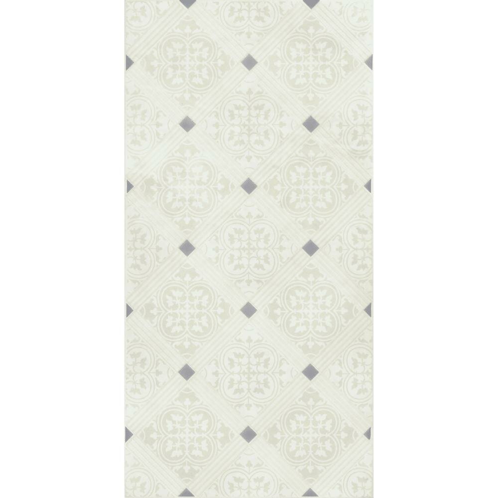 Плитка декор Нефрит Тендре геометрия серая 500x250x9 мм