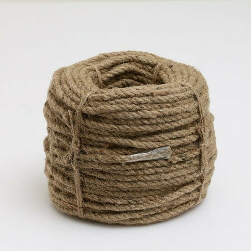 MARU Канат джутовый крученый 6 мм, бухта (50 м)