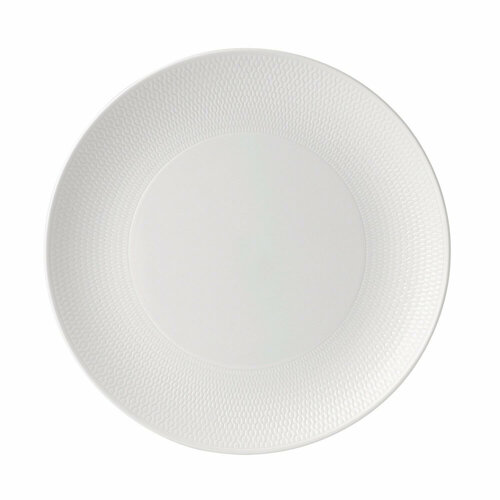 Тарелка обеденная Gio 28 см материал фарфор, цвет белый, Wedgwood, Великобритания, WGW-40023838