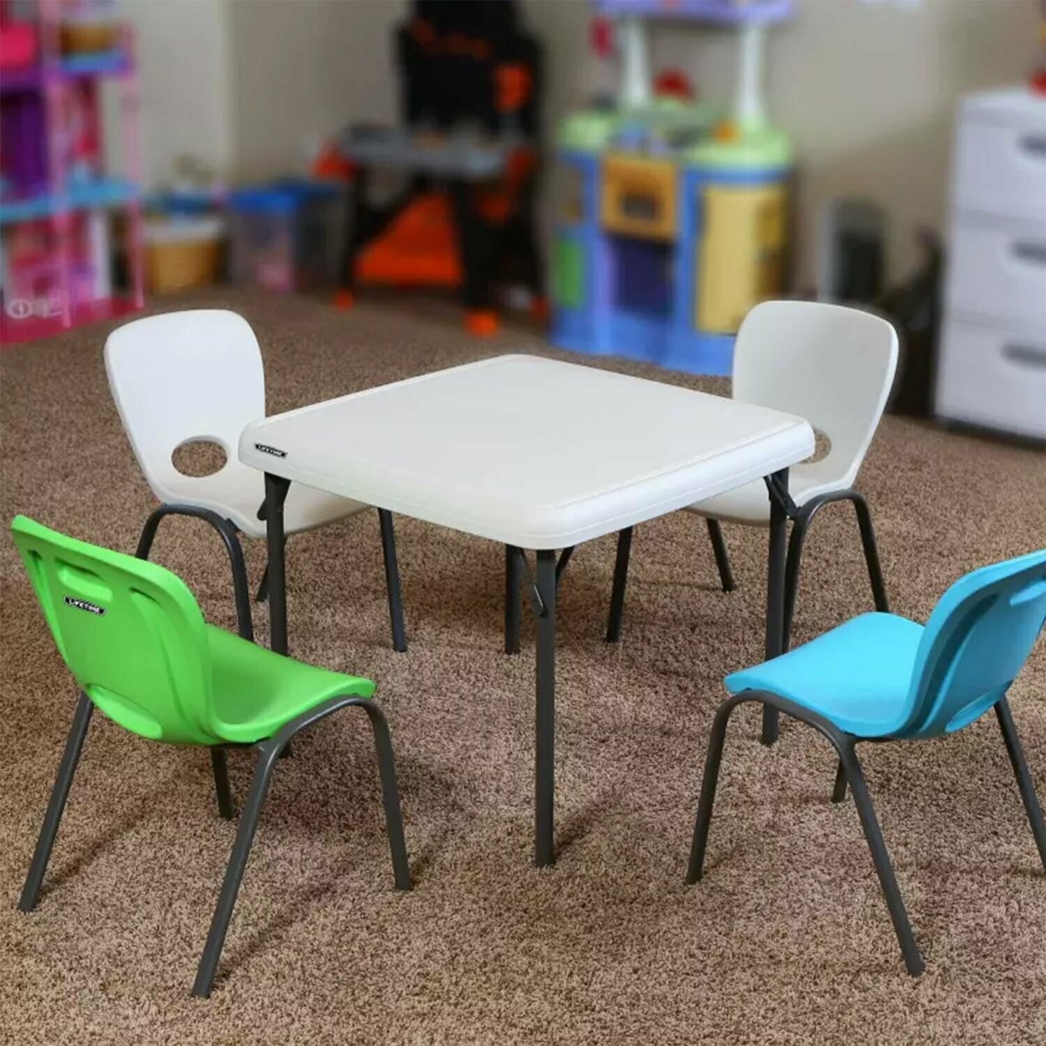 Детский стол Lifetime Childrens Square Table - фотография № 3