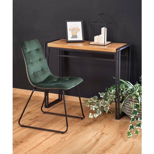 Стол письменный HALMAR BOLIVAR KN1 дуб золотой черный 8200₽