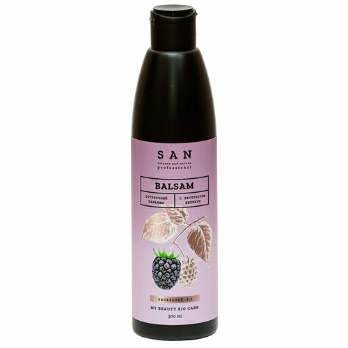 SAN Professional Бальзам оттеночный пепельный с экстрактом ягод ежевики, 8.1, 300мл