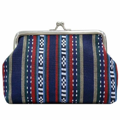 Монетница Nino Tacchini, фактура гобелен, синий