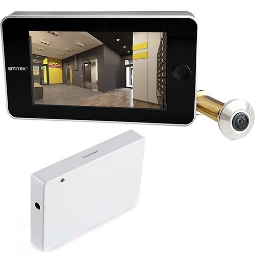 Видеоглазок для двери SITITEK Eye Pro с записью видео, Wi-Fi и датчиком движения