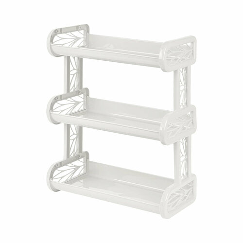 Полка в ванную Keeplex Regular 3-х ярусная 324 x 17 x 418 см белое облако 1063₽