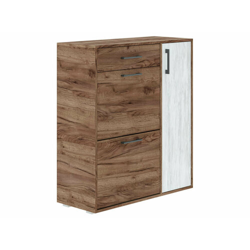 Обувница ОБ-1 (Пирамида) цвет Дуб крафт табак/Артвуд светлый