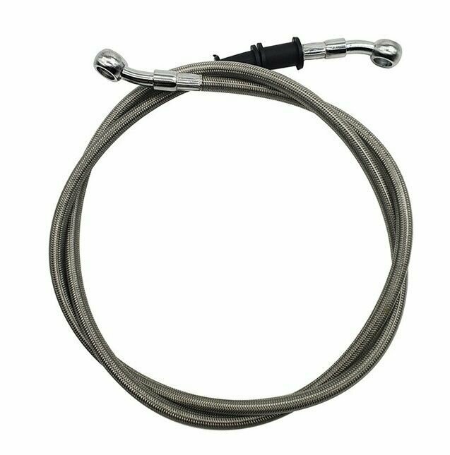 Шланг тормозной 1000 mm под болт 10 mm серый для мотоцикла Avantis, BSE, Motoland и тд