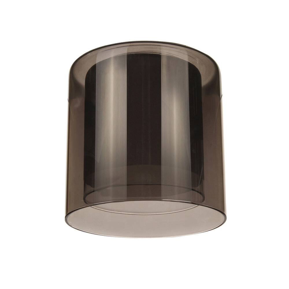 фото Плафон 33 идеи Цилиндр Двойной L13хD13 полупрозрачный серый