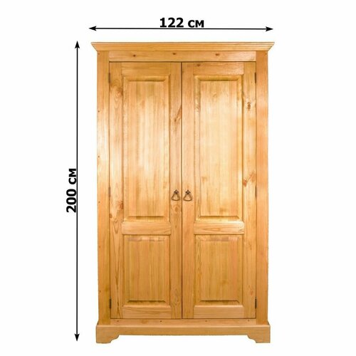 Шкаф для посуды ФАР-125 старение/воск 122х58х200 см