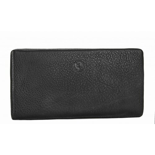 Портмоне , фактура зернистая, черный