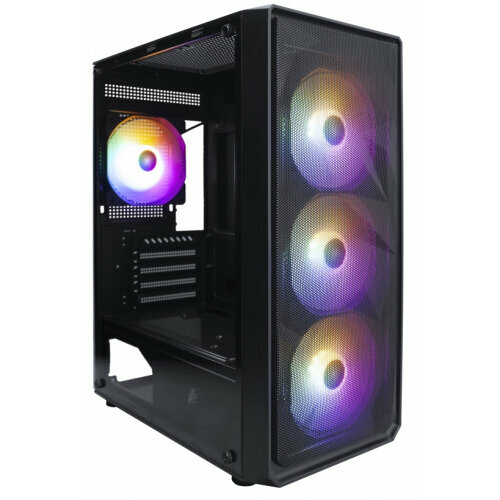 Корпус 1STPLAYER FD3-M, (FD3-M-BK-4F1) черный