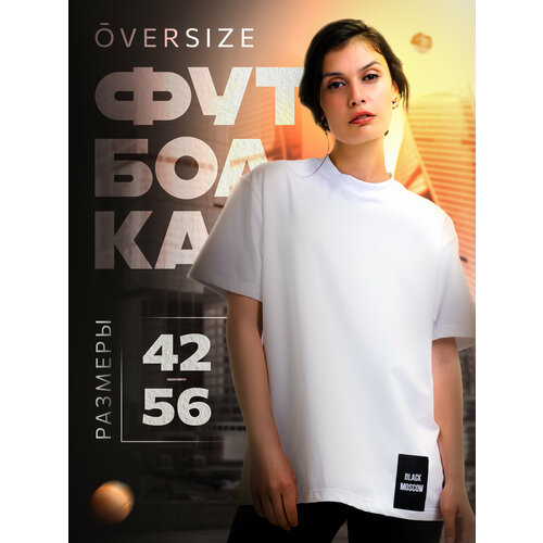 фото Футболка black moscow, размер m, белый