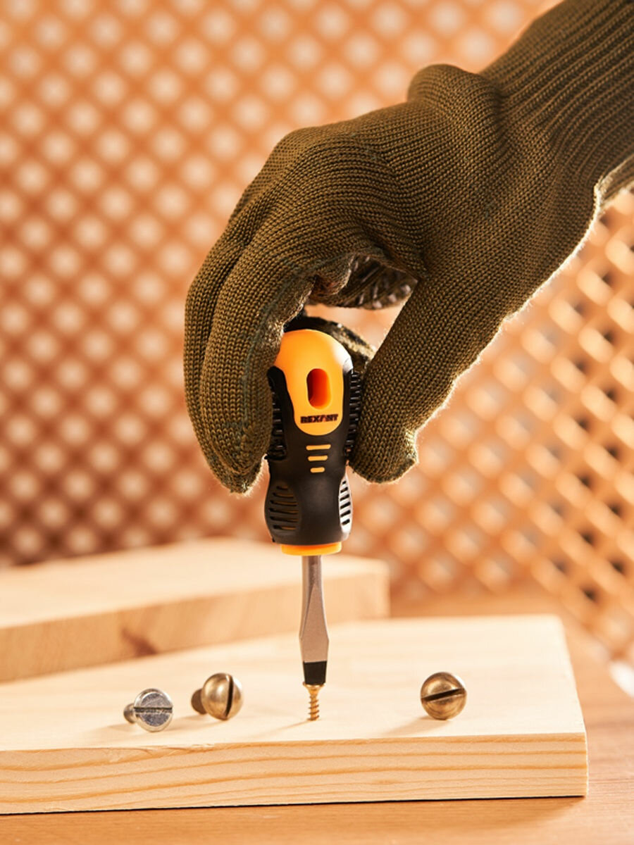 фото Шлицевая отвертка SL 6х40 мм силовая плоская