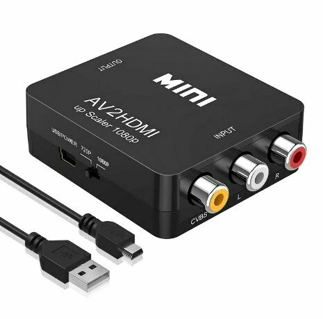 Переходник AV to HDMI (из "аналога" в "цифру") черный — купить в ...
