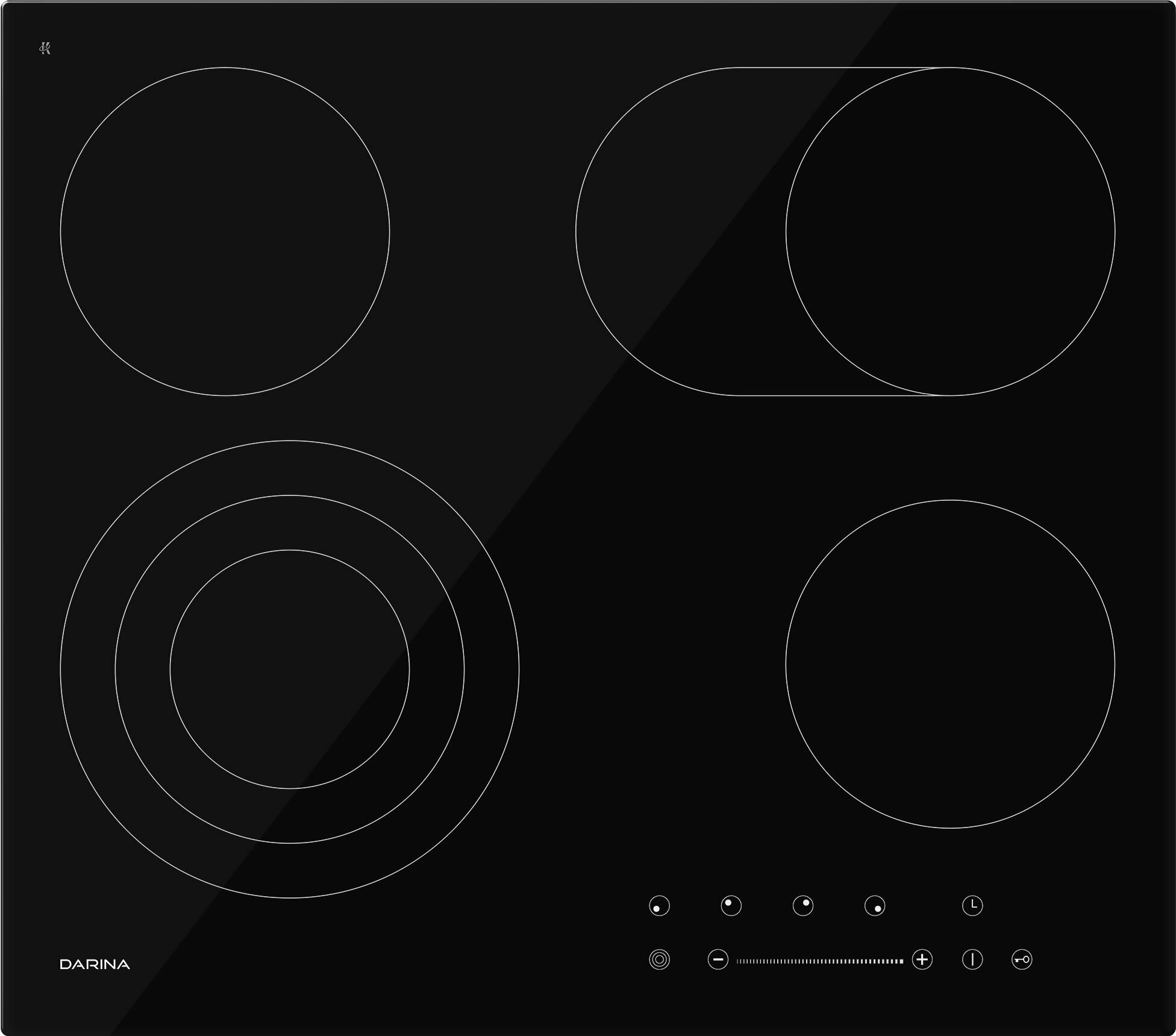 Варочная поверхность Darina 4P E 329 B черный