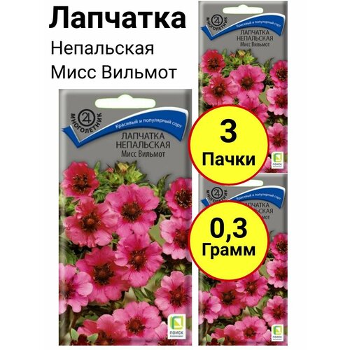 Лапчатка непальская Мисс Вильмот 0,1 грамм, Поиск - 3 пачки гавриш лапчатка мисс вильмот непальская 0 01 грамм