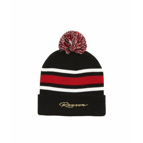 фото Шапка бини reason, размер os, красный, черный