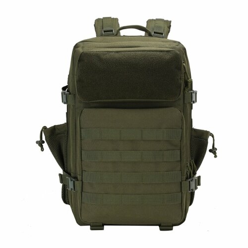 Рюкзак тактический 45л олива походный, система Molle, оксфорд 900D рюкзак тактический 20л джунгли цифровой походный система molle оксфорд 900d