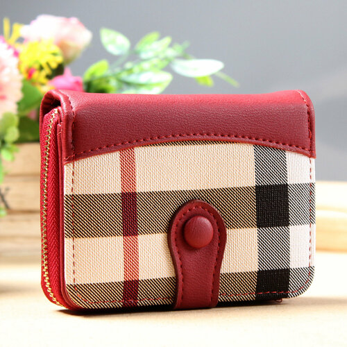 фото Кошелек 23302 red, фактура зернистая, красный m&w 2021