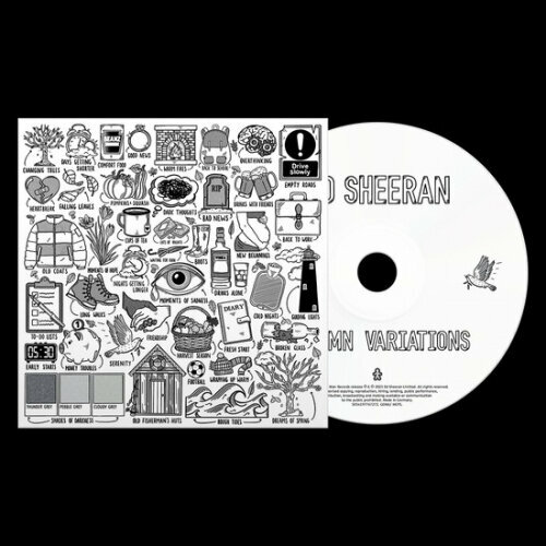 компакт диск warner tatiana nikolayeva – piano beethoven variations Компакт-диск Warner Music Ed Sheeran - Autumn Variations