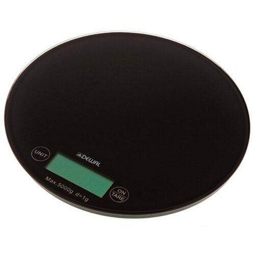 Весы электронные Dewal NS005black черные, 5 кг