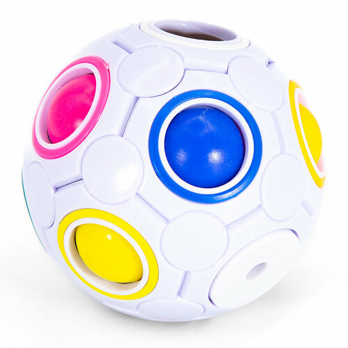 Головоломка FanXin Spinner Rainbow Ball Orbo Белый