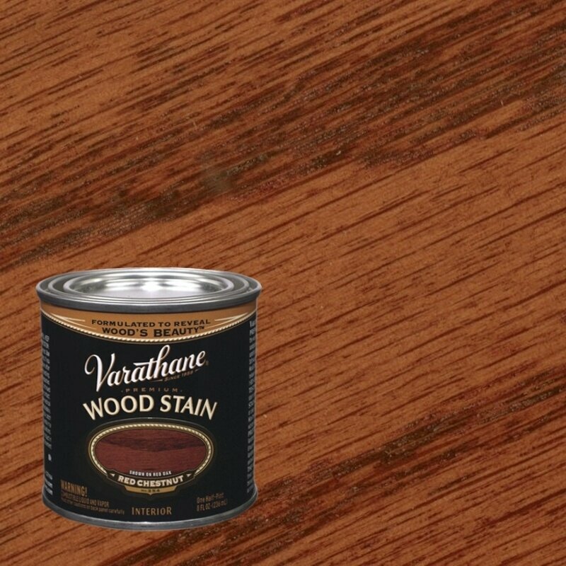 Морилка на масляной основе Varathane Premium Wood Stain 236 мл Красный каштан 211802