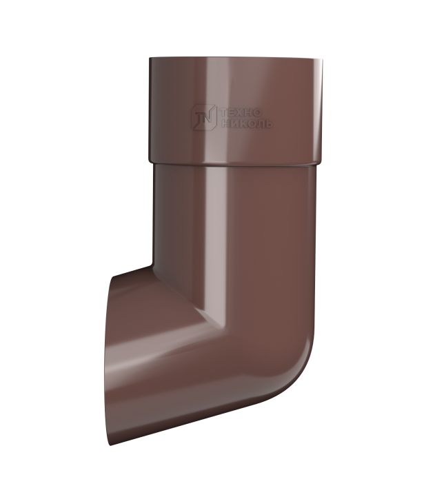 фото Слив трубы ТехноНиколь ПВХ коричневый