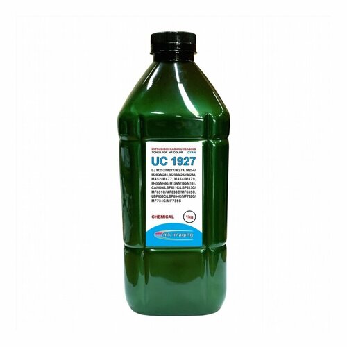 Тонер для HP Color Универсал тип UC1927C (фл,1кг, син, Chemical, MITSUBISHI/MKI) Green Line