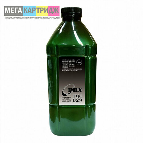 Тонер для HP Color Универсал тип TMC029 (фл,1кг, ч, Polyester, IMEX) Green Line