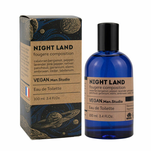 Delta Parfum Vegan Man Studio Night Land туалетная вода 100 мл для мужчин delta parfum туалетная вода мужская man golden