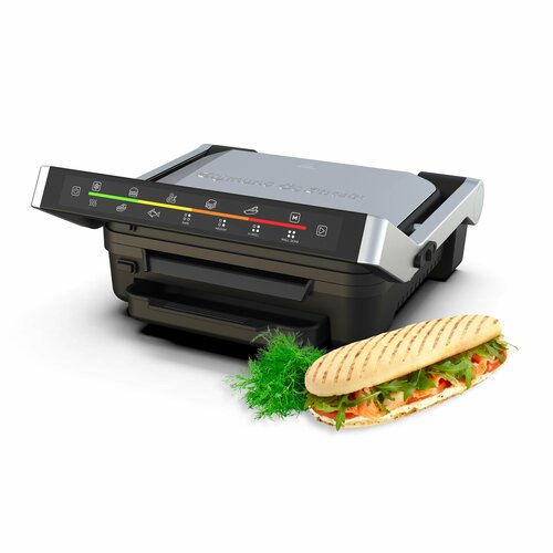 Электрогриль Zigmund Shtain ZEG-929 серебристый сенсорное управление 1099000₽