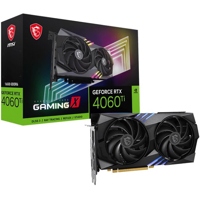 Видеокарта MSI GeForce RTX 4060 Ti GAMING X 16GB (RTX 4060 Ti GAMING X 16G)