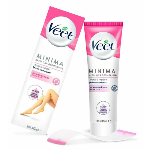 Крем для депиляции Veet молочко лотоса и жасмин для нормальной кожи, 100 мл