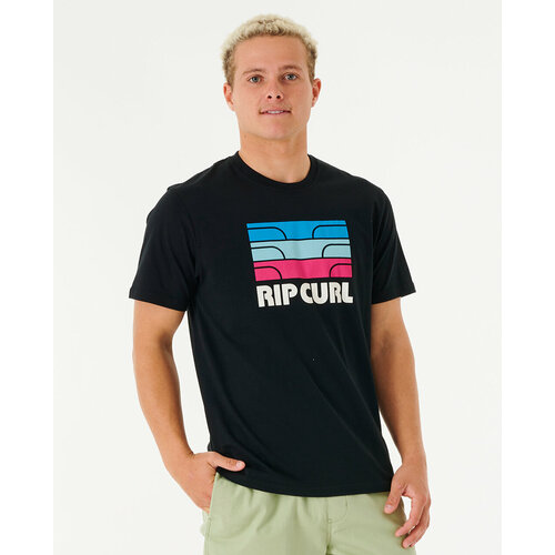 фото Футболка rip curl, размер m, черный