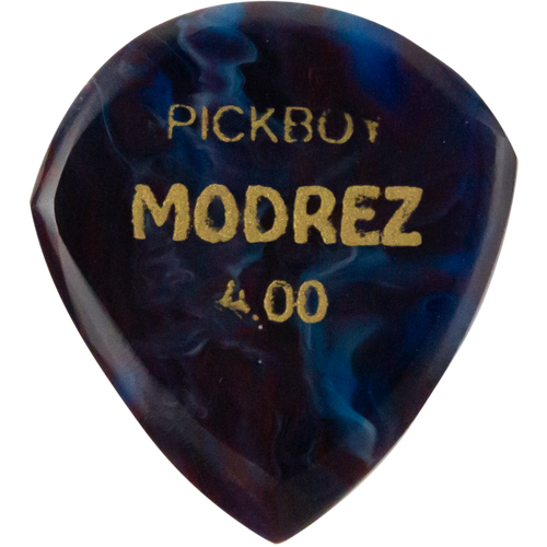 Медиатор для гитары Pickboy Modrez Pick PBMDZBUP400, разноцветный, 4 мм, 1 шт