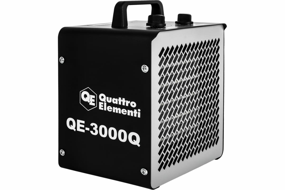 Нагреватель воздуха электрический керамический QUATTRO ELEMENTI QE-3000Q КУБ (1,5/3,0 кВт, 250 м. куб/ч, площадь обогрева 30 м2) (915-977) - фотография № 8