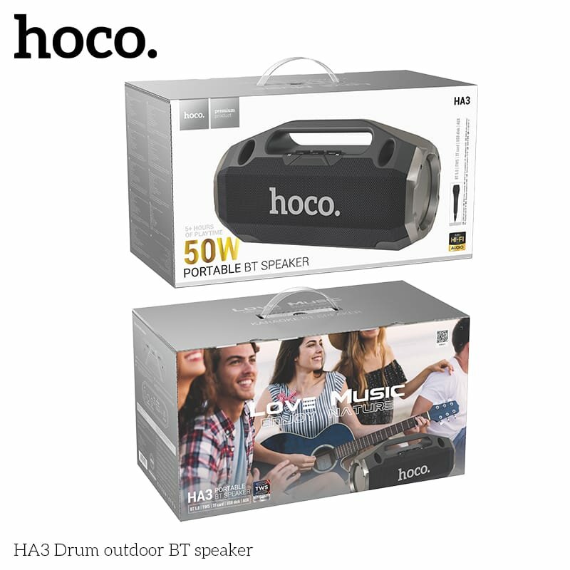 Портативная колонка "Hoco HA3" 50 Вт — фото 3