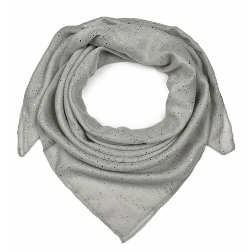 фото Платок lili scarf,90х90 см, серый, белый