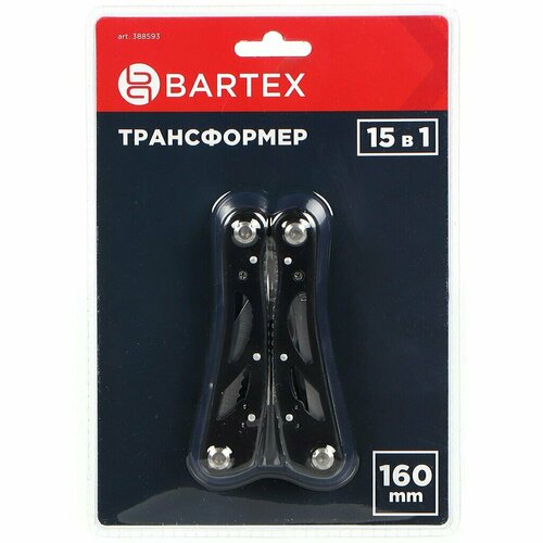 фото Мультитул-трансформер 15 функций, 160 мм, bartex, ai-2904010 magnum kosmetik