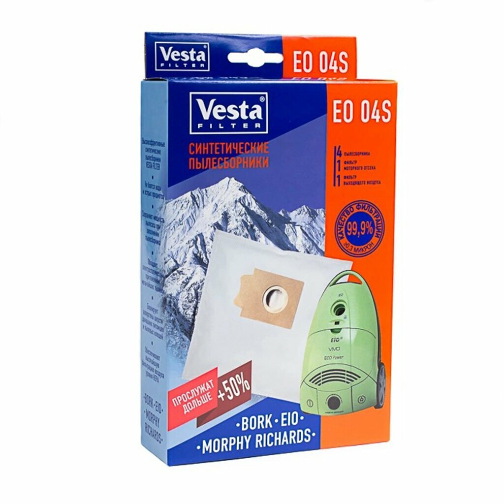Пылесборники Vesta Filter EO 04 S (4пылесбор.+2фильтра) - фото №9