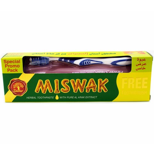 Зубная паста Мисвак Дабур MISWAK Dabur 190 гр. стоматологическая модель кариеса обучающая модель зубов уход за зубами образование стоматологические инструменты материал для стомато