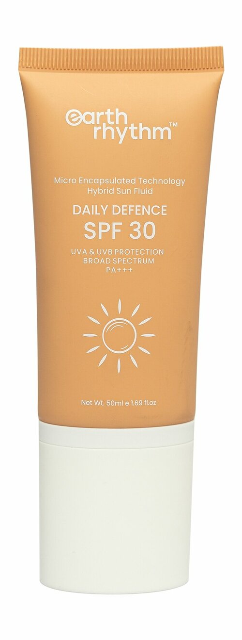 EARTH RHYTHM Daily Defence SPF30 Флюид для лица солнцезащитный SPF 30, 50 мл