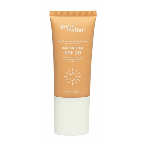 EARTH RHYTHM Daily Defence SPF30 Флюид для лица солнцезащитный SPF 30, 50 мл